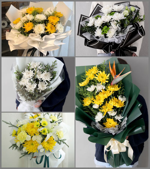 江苏苏州相城区北桥街道莲花庄村白事花束代送